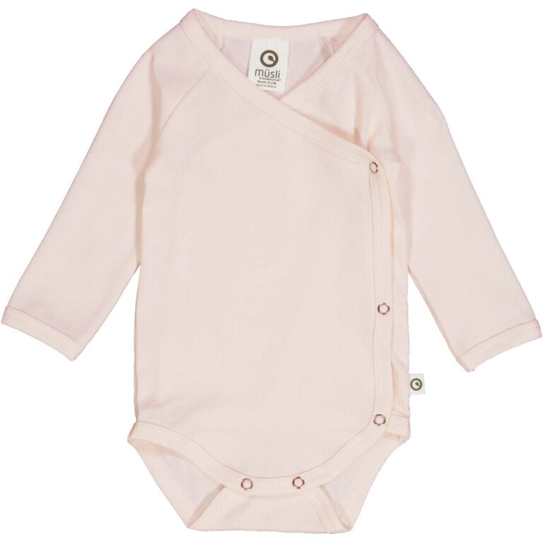 Müsli - Rib Romper Roze