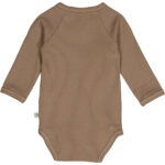 Müsli - Rib Romper Bruin - Afbeelding 2