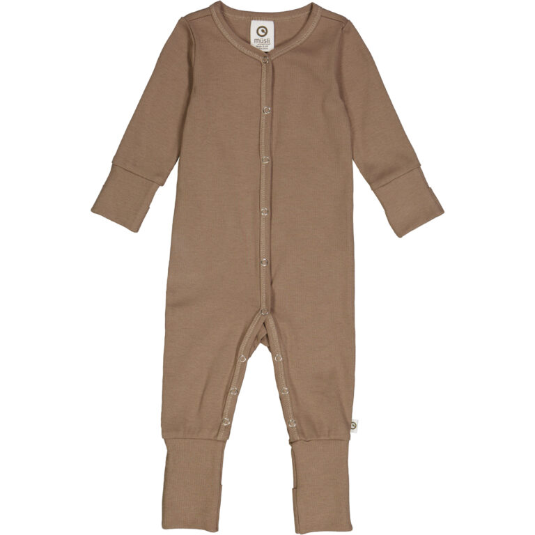 Müsli - Rib Bodysuit Bruin