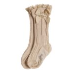 GYMP Kniekous Beige – Zachte en Speelse Kniekousen voor Baby's