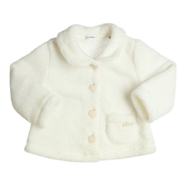 GYMP Vest Teddy Gebroken Wit – Superzacht en Warm Babyvest