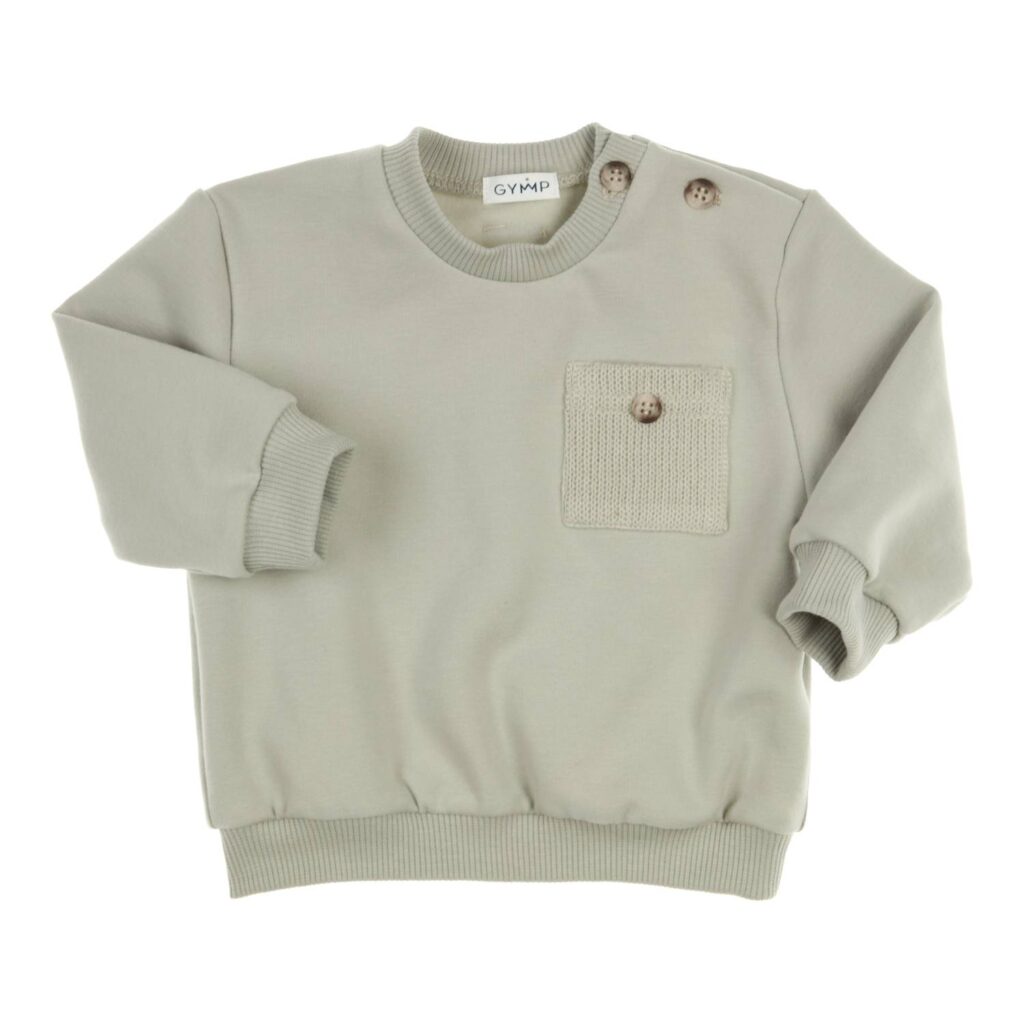 GYMP Trui Carbondoux Lichtgroen – Zachte en Stijlvolle Kindertrui
