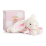 Doudou et Compagnie Knuffelkonijn Bonbon Roze 20 cm – Zachte Knuffel voor Baby's