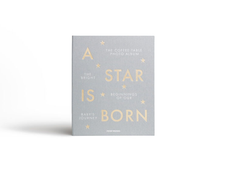 Printworks Baby Album A Star Is Born Grijs
