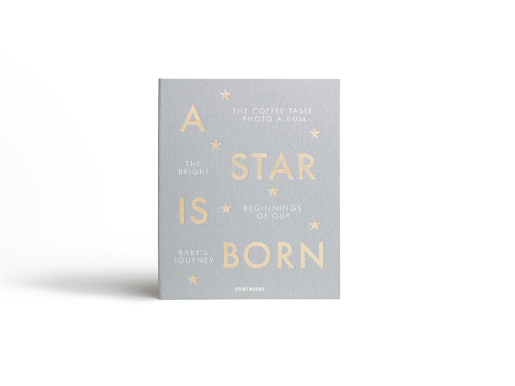 Printworks Baby Album A Star Is Born Grijs