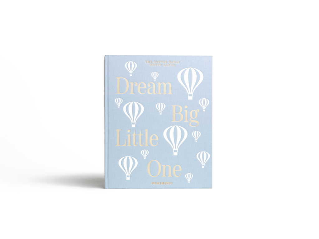 Printworks Baby Album Dream Big Little One Lichtblauw