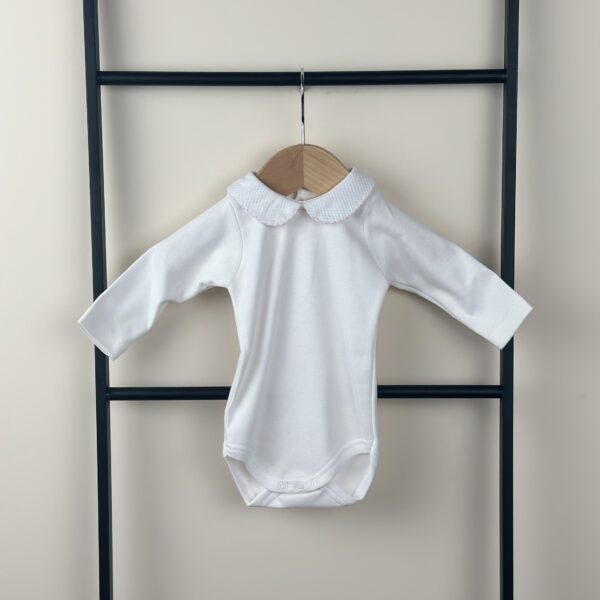 Babidu - Romper Lange Mouw met Roze Accent