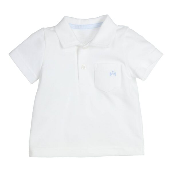 Gymp - Polo Pikachu Wit met Blauw Accent