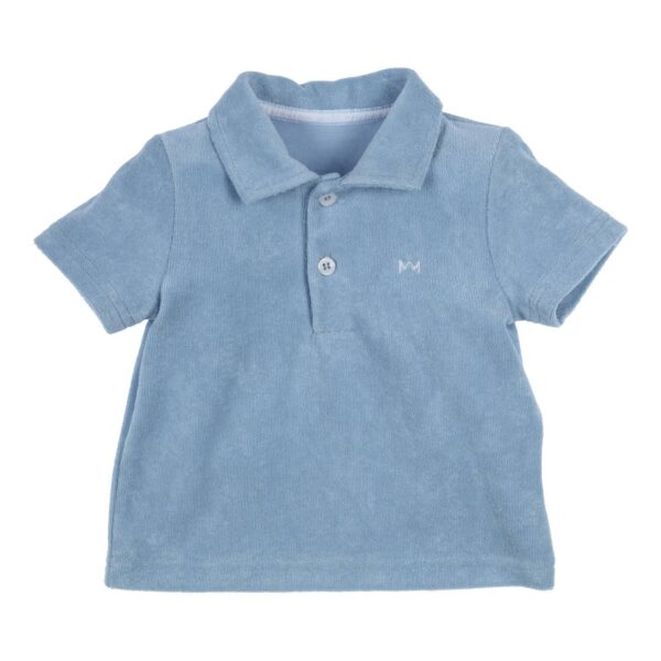Gymp - Polo Ido Blauw Badstof