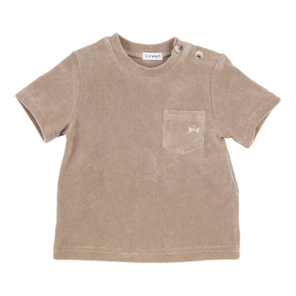 Gymp - T-shirt Ido Bruin Badstof