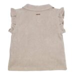 Gymp - Polo Ido Beige Badstof met Ruffel Mouwtjes - Afbeelding 3