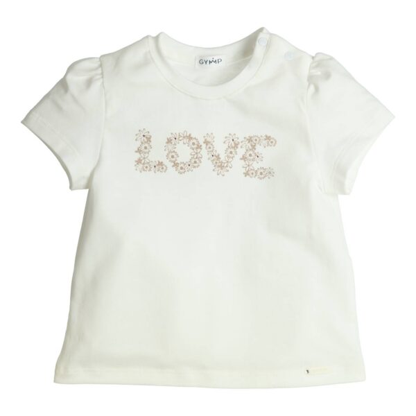 Gymp – T-shirt Aerobic Créme Love Letters