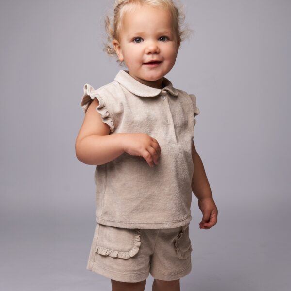 Gymp – Korte Broek Badstof Ido Beige
