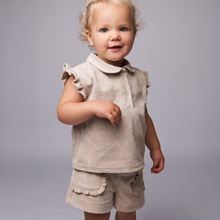 Gymp – Korte Broek Badstof Ido Beige