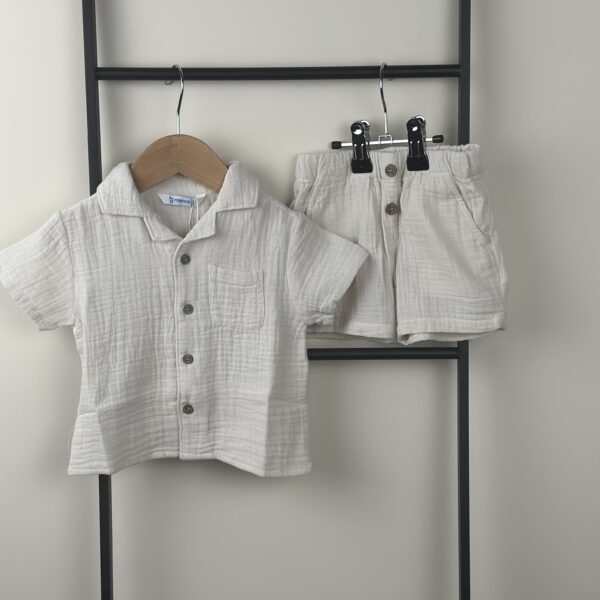 Mayoral - Mousseline Babyset Beige