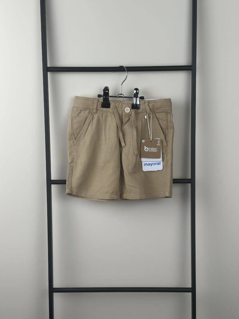 Mayoral - Korte Linnen Broek Beige