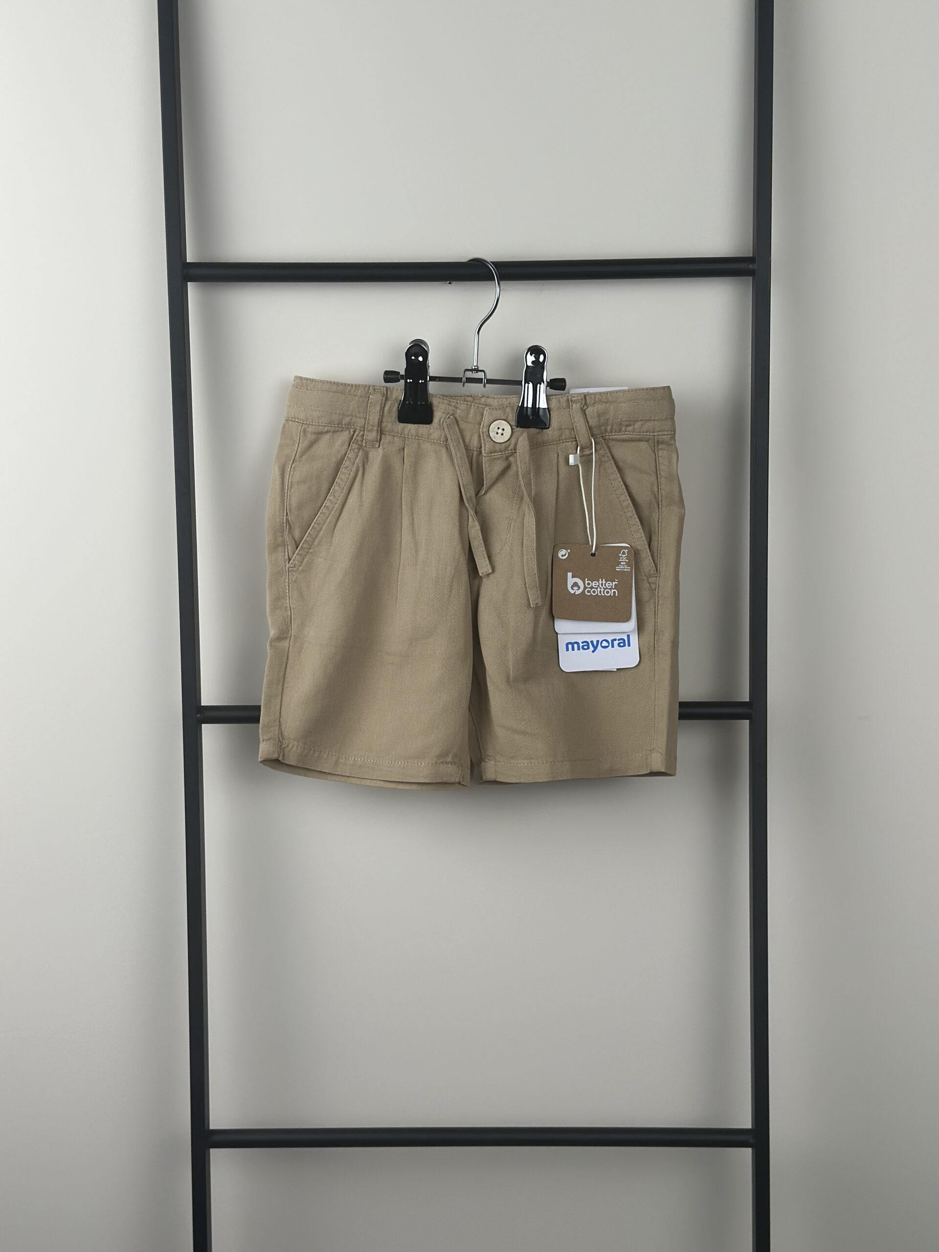 Mayoral - Korte Linnen Broek Beige
