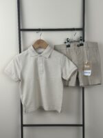 Mayoral - Polo Korte Mouw Beige - Afbeelding 2