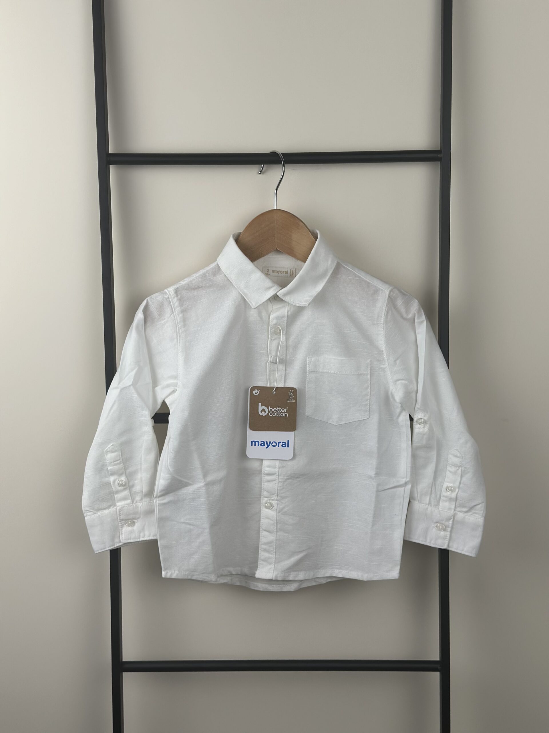 Mayoral - Linnen Blouse Wit