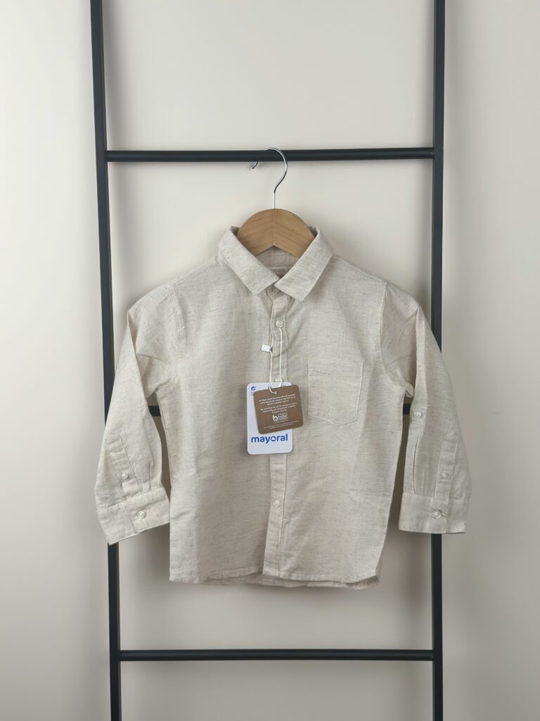 Mayoral -Linnen Blouse Beige