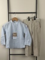Mayoral - Linnen Blouse Lichtblauw - Afbeelding 2