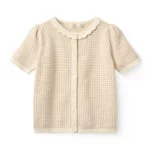 Copenhagen Colors - T-shirt met Knoopjes Beige