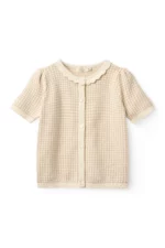 Copenhagen Colors - T-shirt met Knoopjes Beige