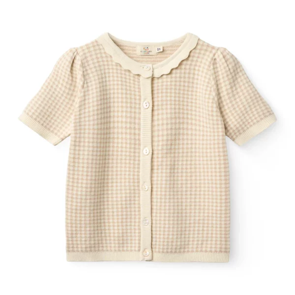 Copenhagen Colors - T-shirt met Knoopjes Beige