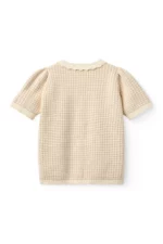 Copenhagen Colors - T-shirt met Knoopjes Beige - Afbeelding 3