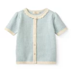 Copenhagen Colors - T-shirt met Knoopjes Blauw