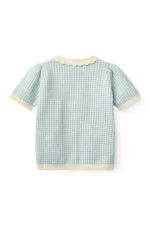 Copenhagen Colors - T-shirt met Knoopjes Blauw - Afbeelding 3