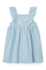 Copenhagen Colors - Jurk met Ruffels Blauw