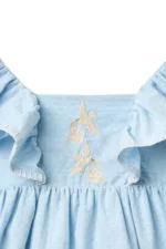 Copenhagen Colors - Jurk met Ruffels Blauw - Afbeelding 2