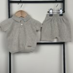 Martin Aranda - Gebreide Set Kort Beige