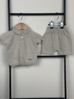 Martin Aranda - Gebreide Set Kort Beige