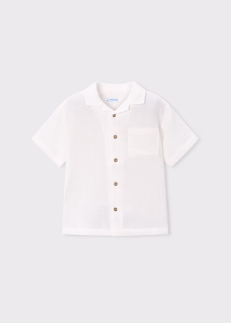 Mayoral - Mousseline Shirt Wit