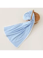 House of Bears - Babydeken Blauw Zomer