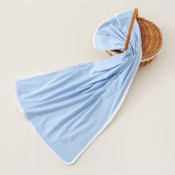 House of Bears - Babydeken Blauw Zomer