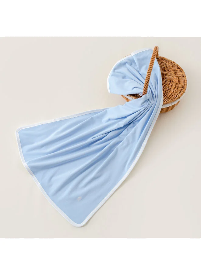 House of Bears - Babydeken Blauw Zomer