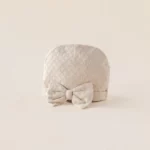 House of Bears - Babymuts Beige Strik Zomer