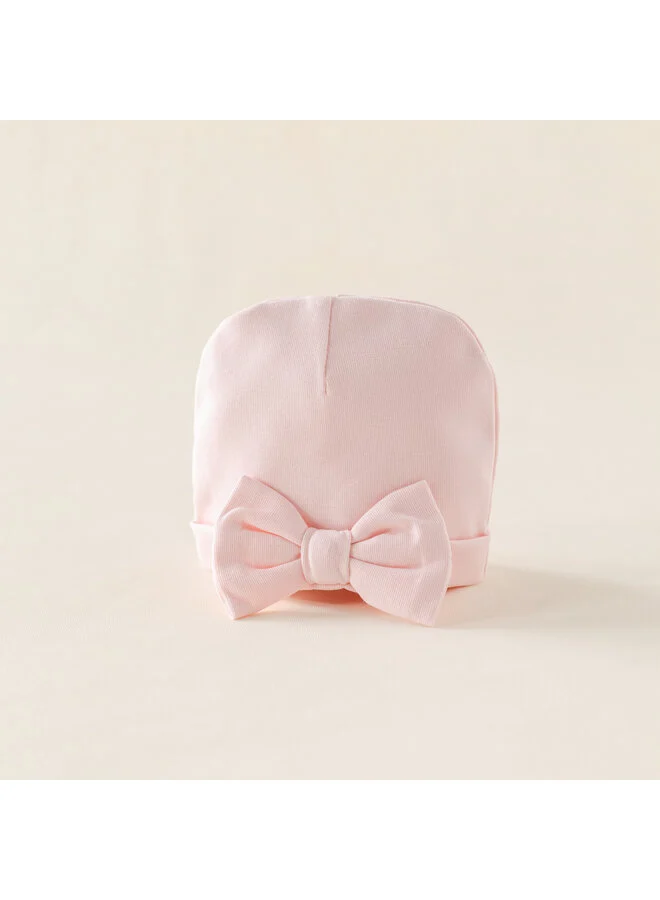 House of Bears - Babymuts Roze Strik Zomer