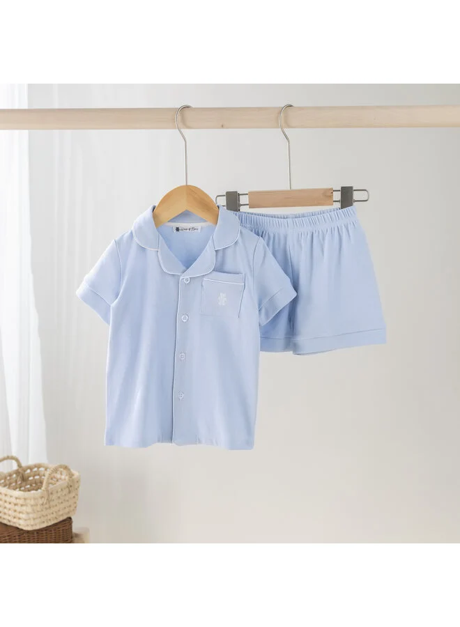 House of Bears - Korte Pyjama Blauw