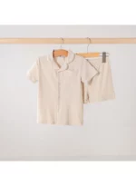 House of Bears - Korte Pyjama Beige