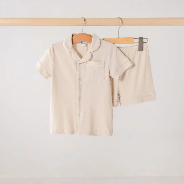 House of Bears - Korte Pyjama Beige