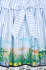 Patachou - Gestreepte Jurk Blauw - Afbeelding 2
