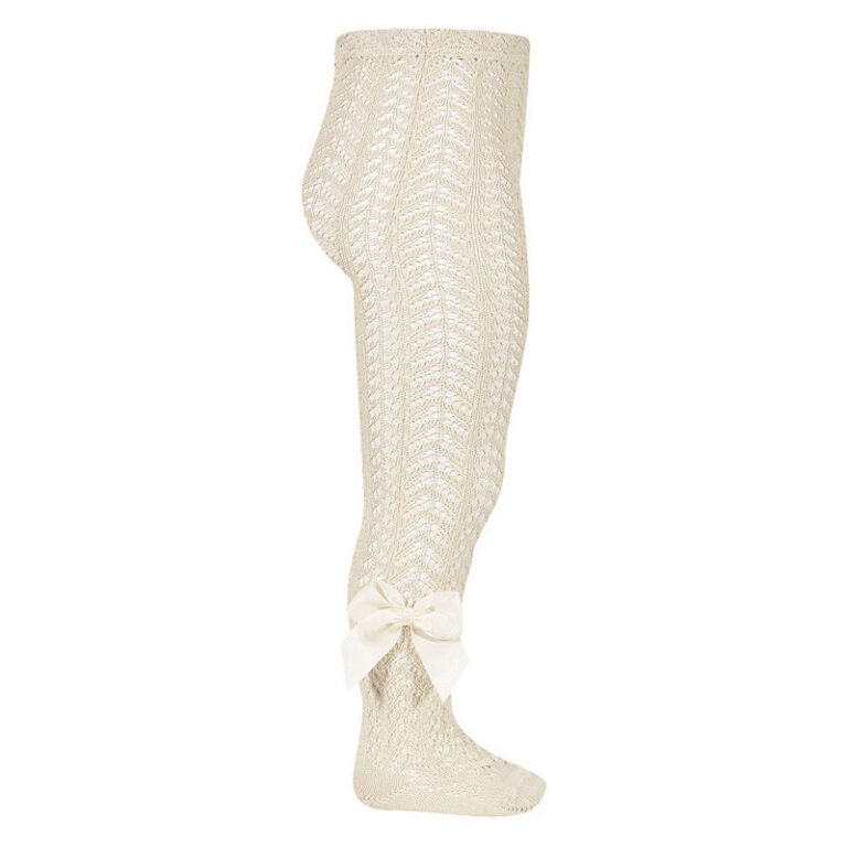 Cóndor - Panty met Openwerkje en Strik Beige