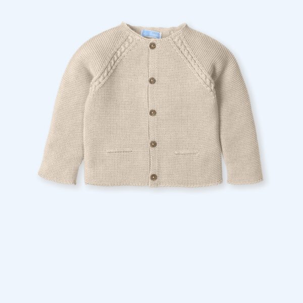 Mac Ilusion - Gebreide Vest Beige
