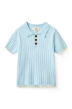 Copenhagen Colors - Polo met Knoopjes Lichtblauw
