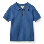 Copenhagen Colors - Polo met Knoopjes Blauw