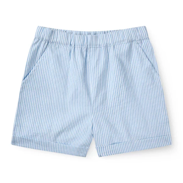 Copenhagen Colors - Korte Broek met Strepen Blauw